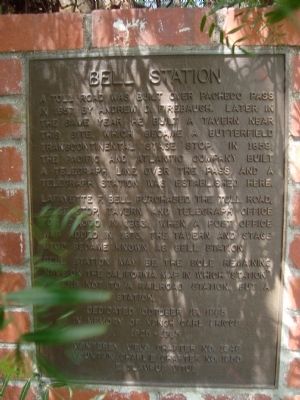 Bell Station Marker image. Click for full size.